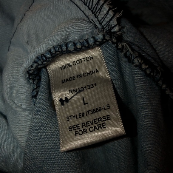 Charlotte Russe Chambray Ombré Belted Dress - Picture 5 of 6